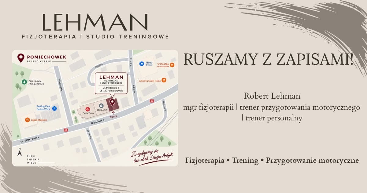 Mapa — Lehman Fizjoterapia Pomiechówek